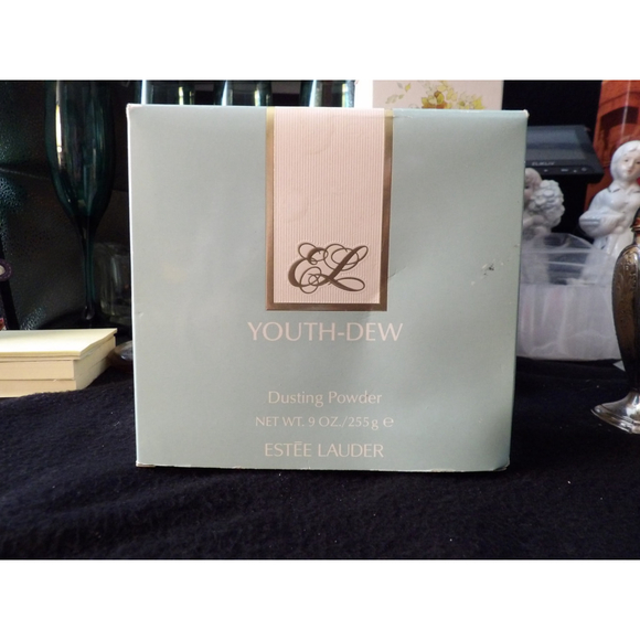 Estee Lauder Youth-Dew Dusting Powder - Light Blue - Picture 1 of 4
